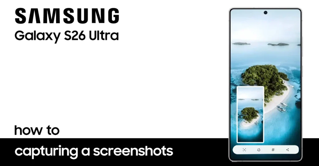 take screenshot on s26 ultra