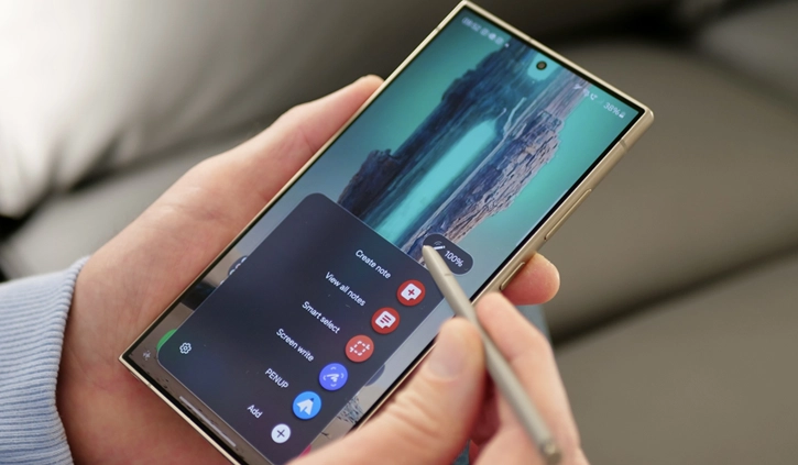 take screenshots with s pen