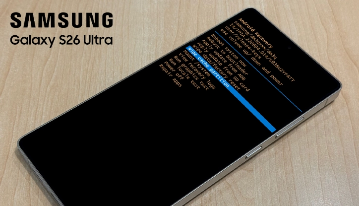 wipe cache partition galaxy s26 ultra