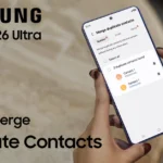 merge duplicate contact on galaxy s26 ultra