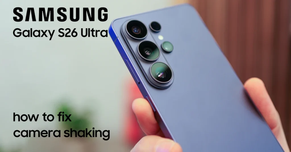 camera shaking on galaxy s26 ultra