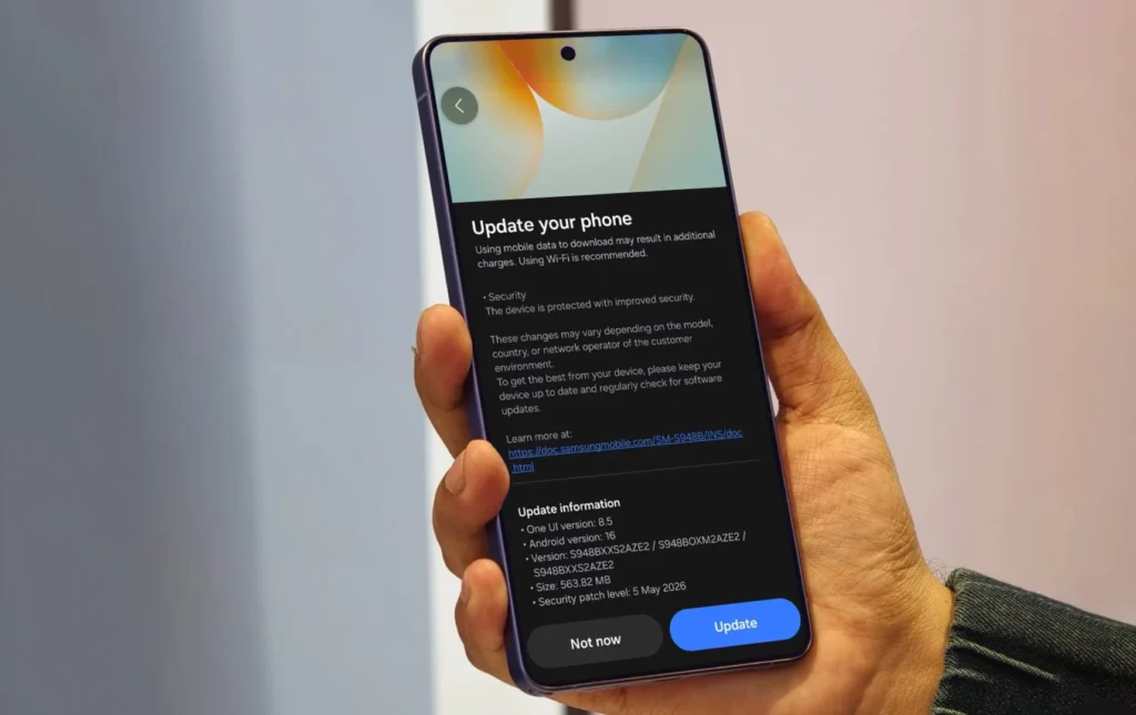 samsung galaxy s26 ultra sofware update